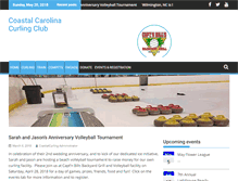 Tablet Screenshot of coastalcurling.com